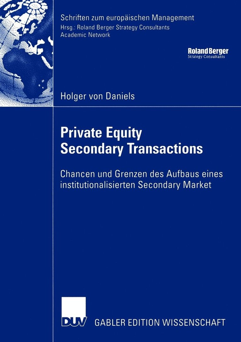 Private Equity Secondary Transactions 1