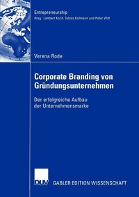 bokomslag Corporate Branding von Grndungsunternehmen