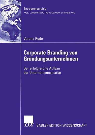 Verena Rode - Corporate Branding von Gründungsunternehmen, Häftad