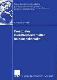 bokomslag Prosoziales Dienstleisterverhalten im Kundenkontakt