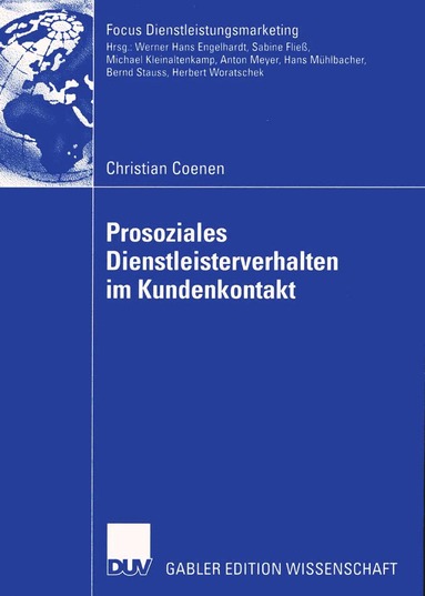 bokomslag Prosoziales Dienstleisterverhalten im Kundenkontakt