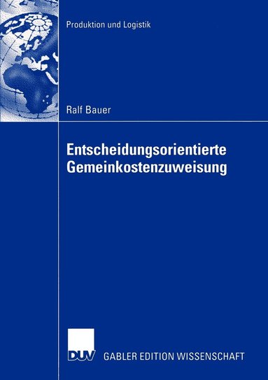 bokomslag Entscheidungsorientierte Gemeinkostenzuweisung