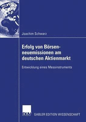 Erfolg von Brsenneuemissionen am deutschen Aktienmarkt 1