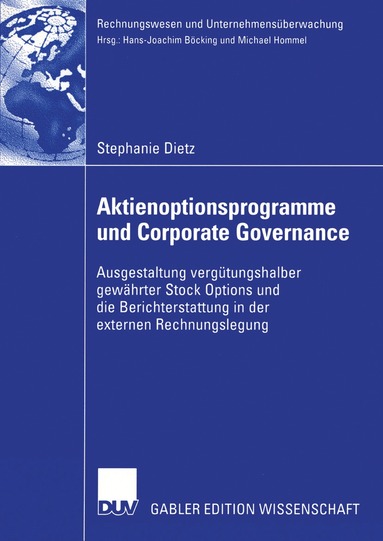 bokomslag Aktienoptionsprogramme und Corporate Governance