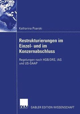 bokomslag Restrukturierungen im Einzel- und im Konzernabschluss