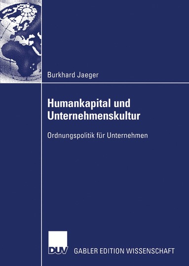 bokomslag Humankapital und Unternehmenskultur