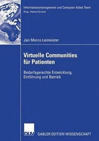 bokomslag Virtuelle Communities für Patienten