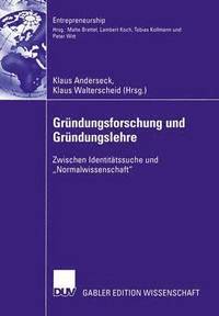 bokomslag Grndungsforschung und Grndungslehre