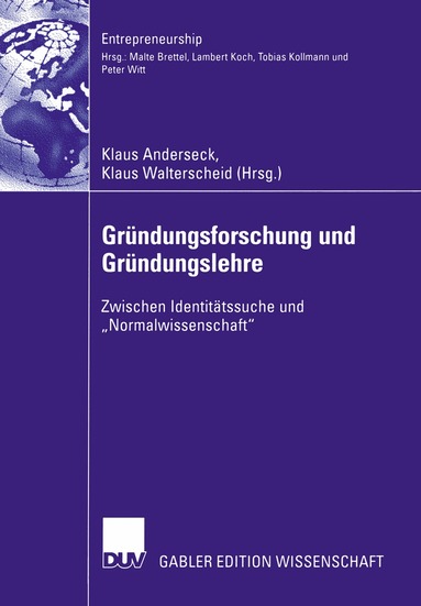 Klaus Walterscheid, Klaus Anderseck - Gründungsforschung und Gründungslehre, Häftad