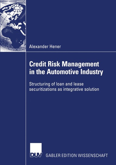 bokomslag Credit Risk Management in the Automotive Industry