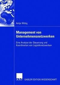 bokomslag Management von Unternehmensnetzwerken