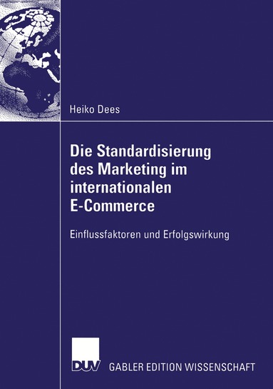 bokomslag Die Standardisierung des Marketing im internationalen E-Commerce