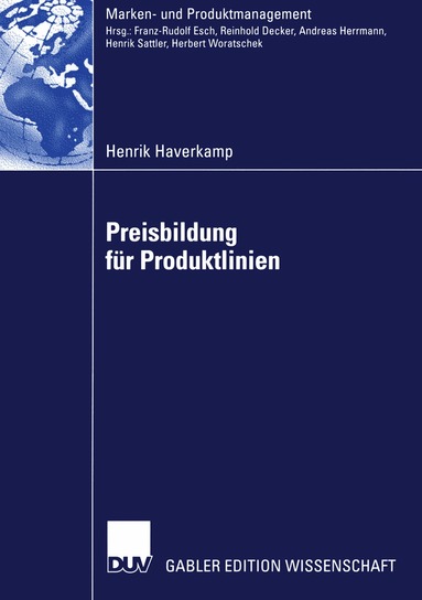 Henrik Haverkamp - Preisbildung für Produktlinien, Häftad