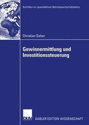 Gewinnermittlung und Investitionssteuerung 1