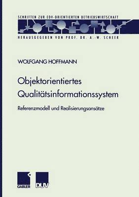 bokomslag Objektorientiertes Qualittsinformationssystem