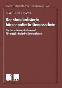 bokomslag Der standardisierte börsennotierte Genussschein