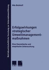 bokomslag Erfolgswirkungen strategischer Umweltmanagementmaßnahmen