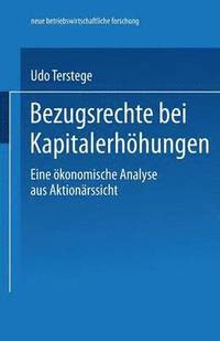 bokomslag Bezugsrechte bei Kapitalerhöhungen