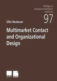 bokomslag Multimarket Contact and Organizational Design