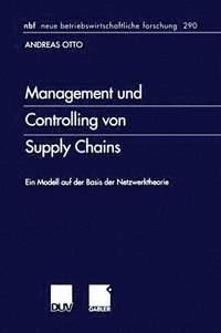 bokomslag Management und Controlling von Supply Chains
