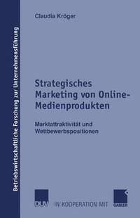 bokomslag Strategisches Marketing von Online-Medienprodukten