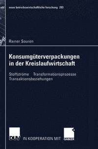 bokomslag Konsumgüterverpackungen in der Kreislaufwirtschaft