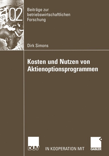 bokomslag Kosten und Nutzen von Aktienoptionsprogrammen