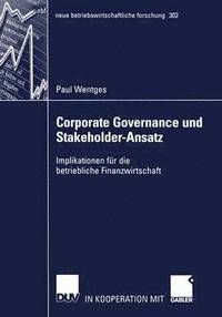 bokomslag Corporate Governance und Stakeholder-Ansatz