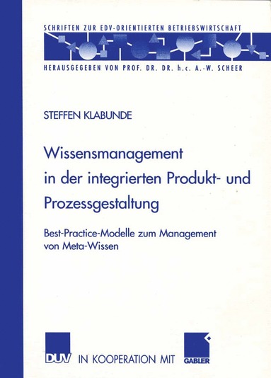 bokomslag Wissensmanagement in der integrierten Produkt- und Prozessgestaltung