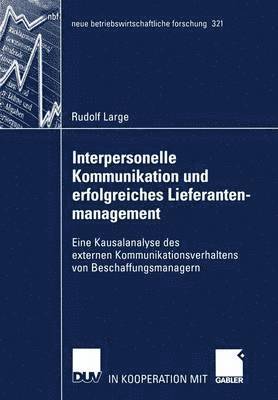 Interpersonelle Kommunikation und erfolgreiches Lieferantenmanagement 1