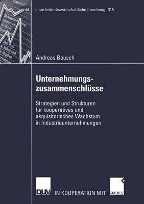 Unternehmungszusammenschlüsse 1
