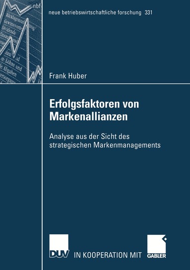 Frank Huber - Erfolgsfaktoren von Markenallianzen, Häftad