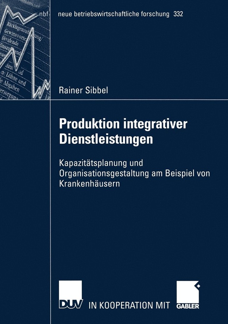 Produktion integrativer Dienstleistungen 1