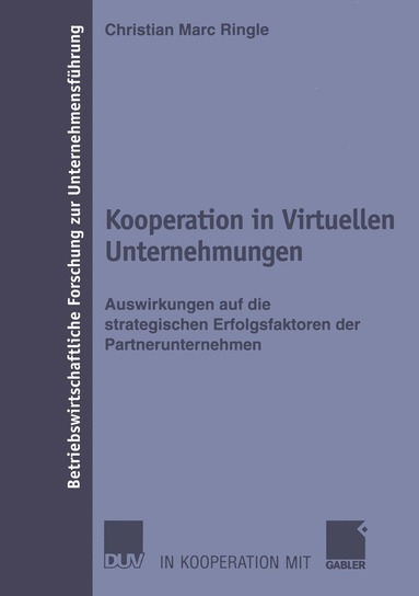 bokomslag Kooperation in Virtuellen Unternehmungen