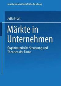 bokomslag Märkte in Unternehmen