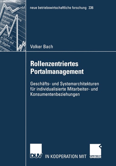Volker Bach - Rollenzentriertes Portalmanagement, Häftad