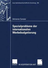 bokomslag Spezialprobleme der internationalen Werbebudgetierung