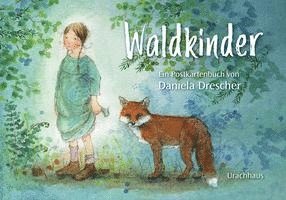 bokomslag Postkartenbuch 'Waldkinder'