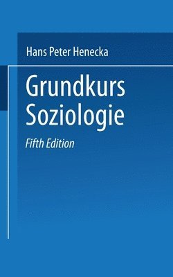 bokomslag Grundkurs Soziologie