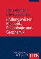 Hans Altmann - Prufungswissen Phonetik, Phonologie Und Graphemik, Häftad