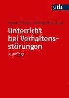 bokomslag Unterricht bei Verhaltensstörungen