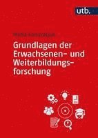 bokomslag Grundlagen der Erwachsenen- und Weiterbildungsforschung