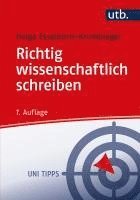 bokomslag Richtig Wissenschaftlich Schreiben: Wissenschaftssprache in Regeln Und Ubungen