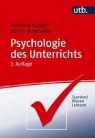 Mareike Kunter, Ulrich Trautwein - Psychologie des Unterrichts, Häftad