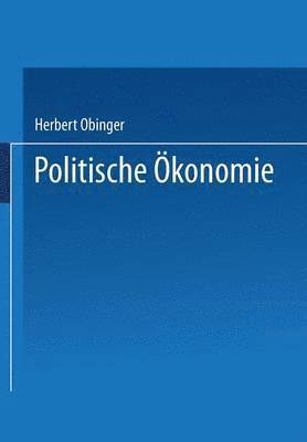 bokomslag Politische Ökonomie: Demokratie Und Wirtschaftliche Leistungsfähigkeit