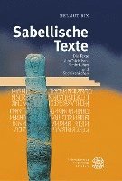 bokomslag Sabellische Texte. Die Texte Des Oskischen, Umbrischen Und Sudpikenischen