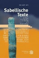 bokomslag Sabellische Texte. Die Texte Des Oskischen, Umbrischen Und Sudpikenischen