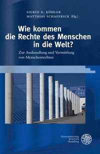 bokomslag Wie Kommen Die Rechte Des Menschen in Die Welt?: Zur Aushandlung Und Vermittlung Von Menschenrechten