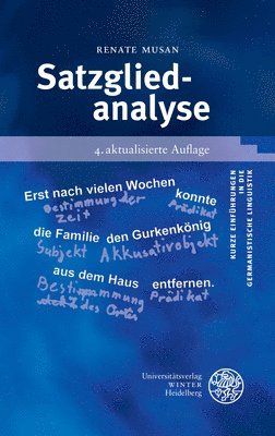 Renate Musan - Satzgliedanalyse, Häftad