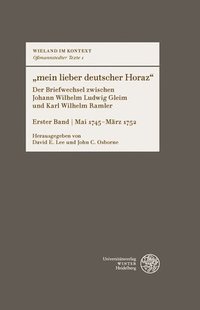 bokomslag "mein lieber deutscher Horaz"
